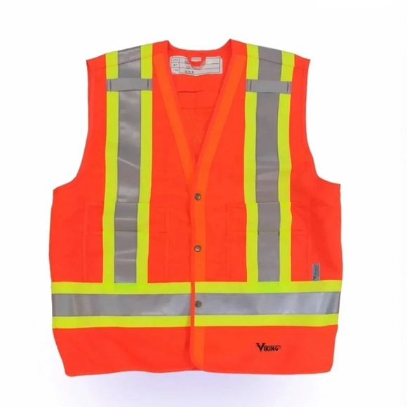 Viking reflective work vest  workers safety vest Sz Smsll - Picture 2 of 3